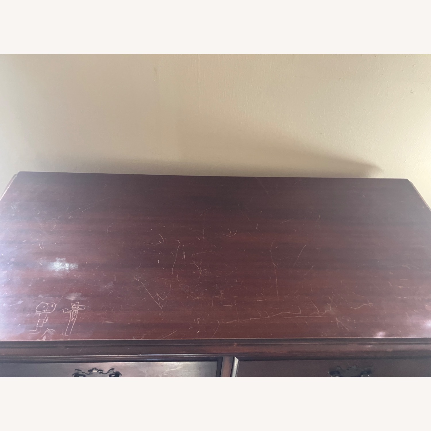 Vintage/Antique Finds Dark Brown Wood Dresser - image-4