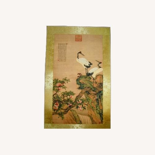 Used Cranes Peaches Scroll for sale on AptDeco