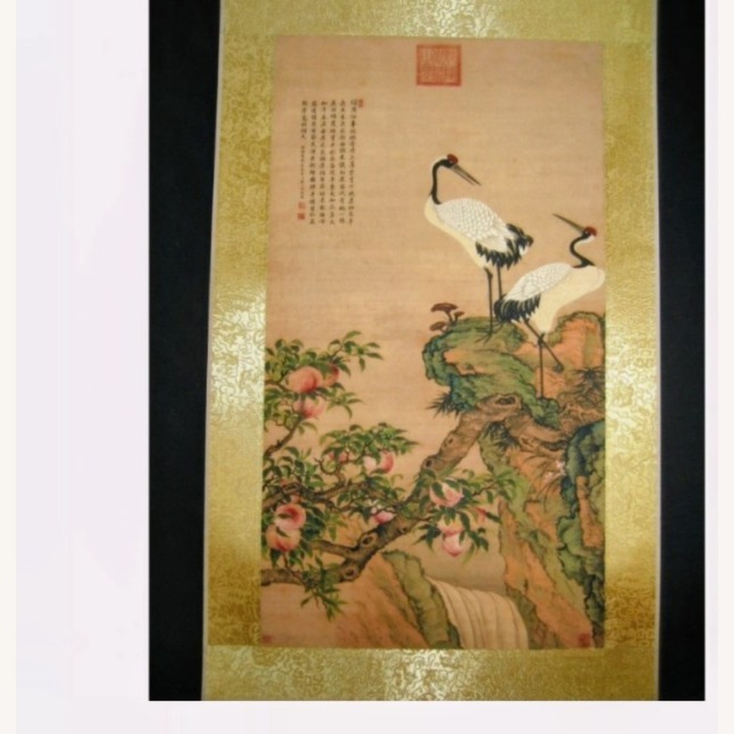 Cranes Peaches Scroll - image-3