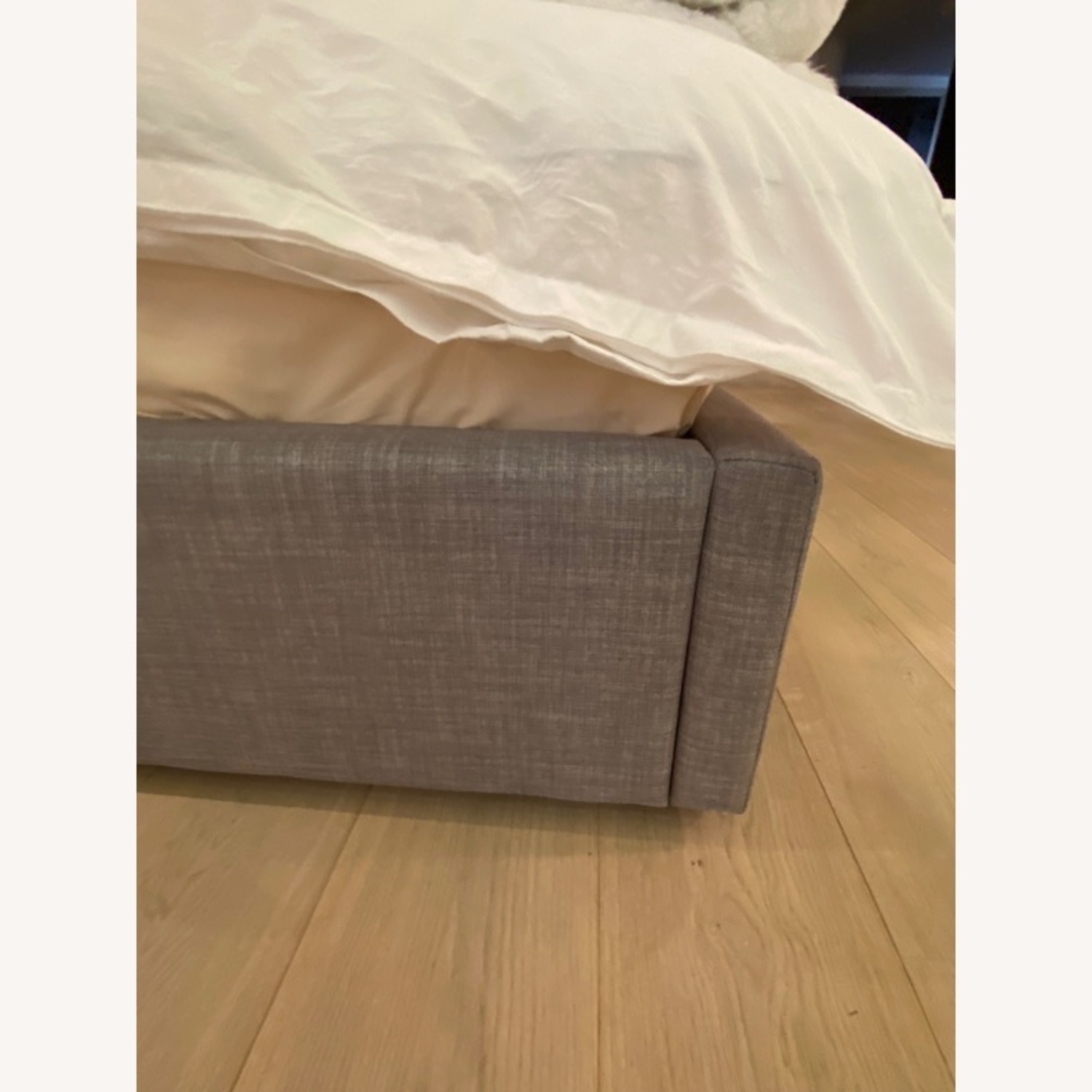 Modani Casa Dark Gray Fabric King Bed - image-1