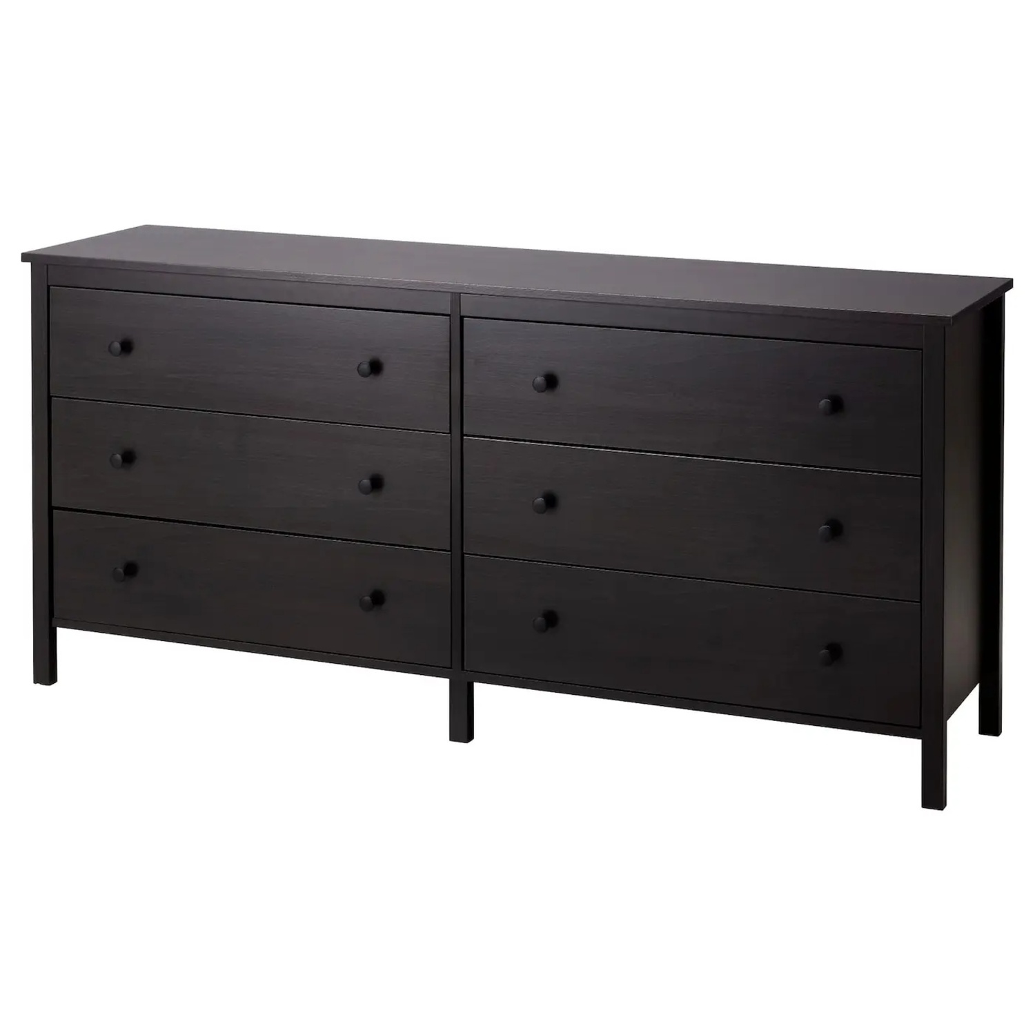 IKEA KILBERGET Black Wood Dresser - image-4