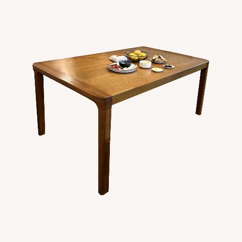 Used Mid-Century Solid Teak Dining Table  for sale on AptDeco