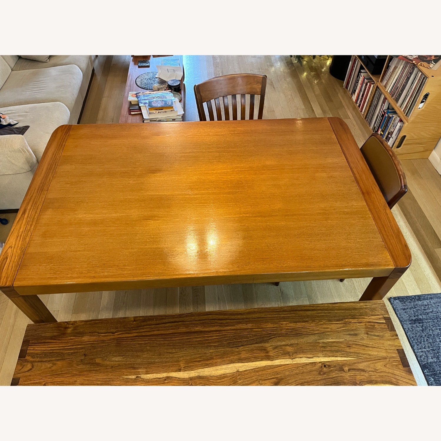 Mid-Century Solid Teak Dining Table  - image-3