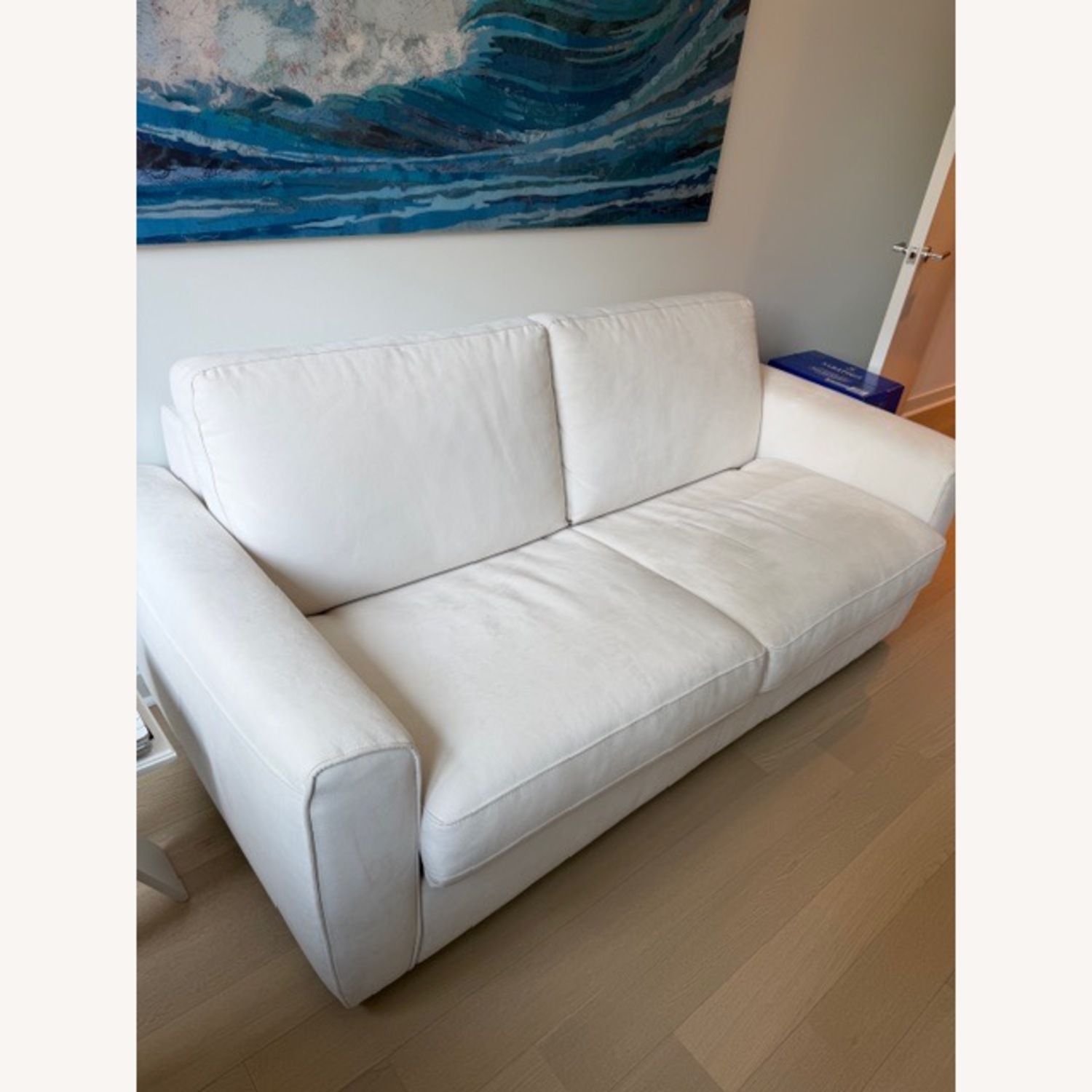 Azurine White Sleeper Sofa (Full) - image-12