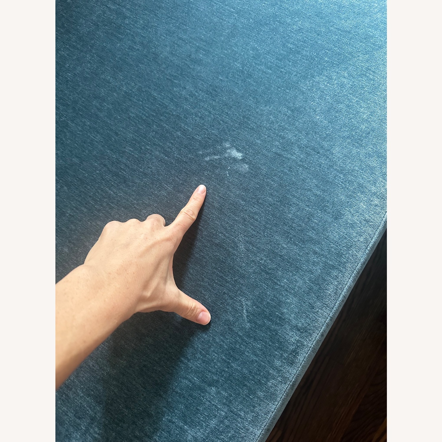 Joybird Hughes Blue Fabric 3+ Seater Sofa - image-5