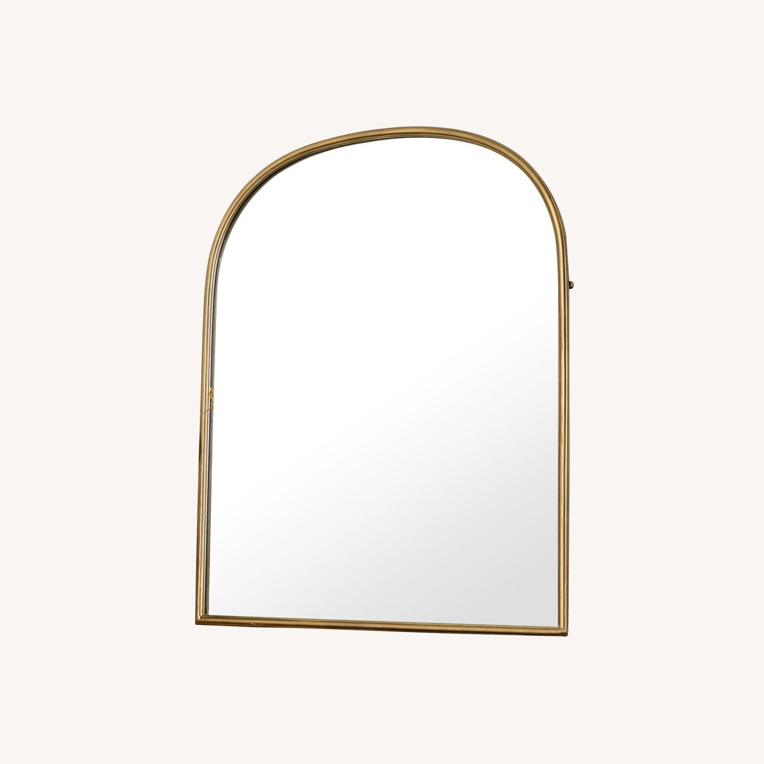 Magnolia Archer Metal Frame Wall Mirror - image-0