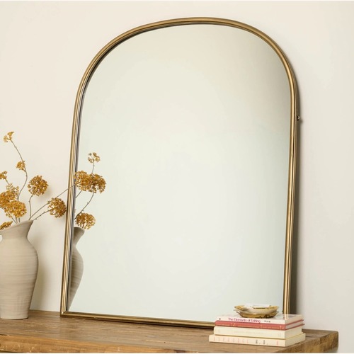 Used Magnolia Archer Metal Frame Wall Mirror for sale on AptDeco