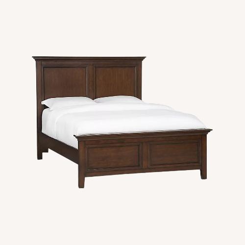 Used Havertys Ashebrooke Medium Brown King Bed for sale on AptDeco