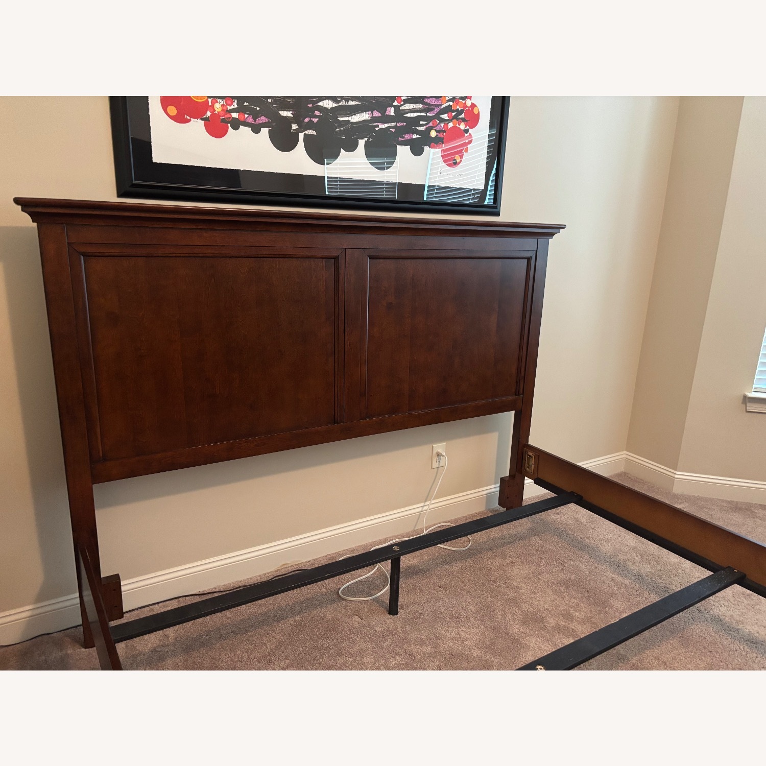 Havertys Ashebrooke Medium Brown King Bed - image-2