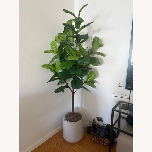 Used Pottery Barn Faux Fiddle Leaf Tree for sale on AptDeco