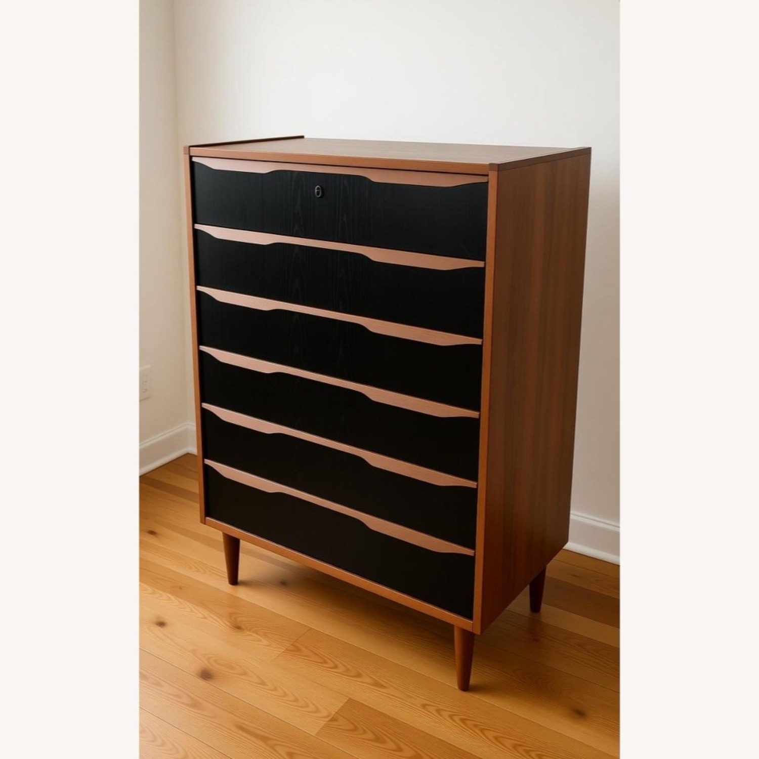 Steens Danish Art Black Wood Dresser - image-1