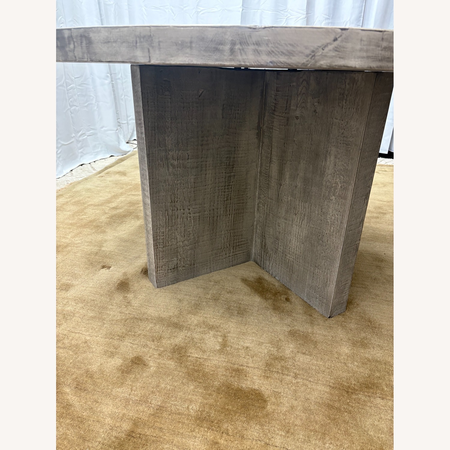 Restoration Hardware Drifted Reclaimed Oak Round Dining Table – 60” - image-19