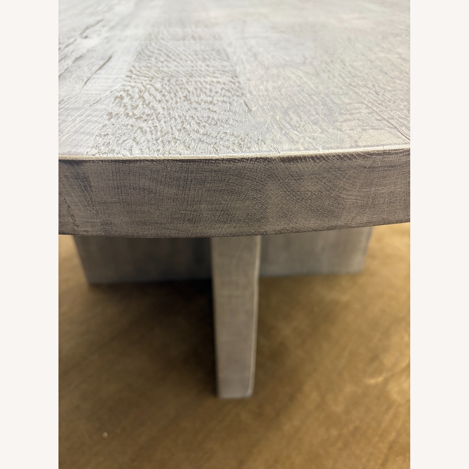 Restoration Hardware Drifted Reclaimed Oak Round Dining Table – 60” - image-15