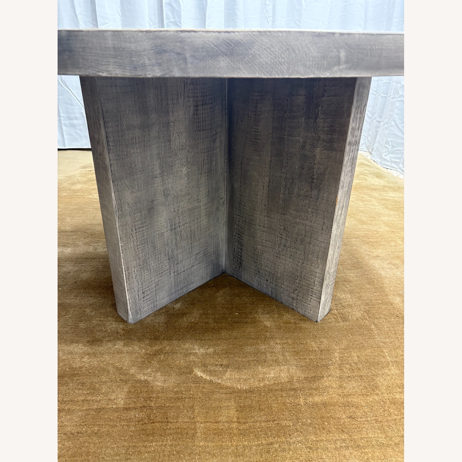 Restoration Hardware Drifted Reclaimed Oak Round Dining Table – 60” - image-25