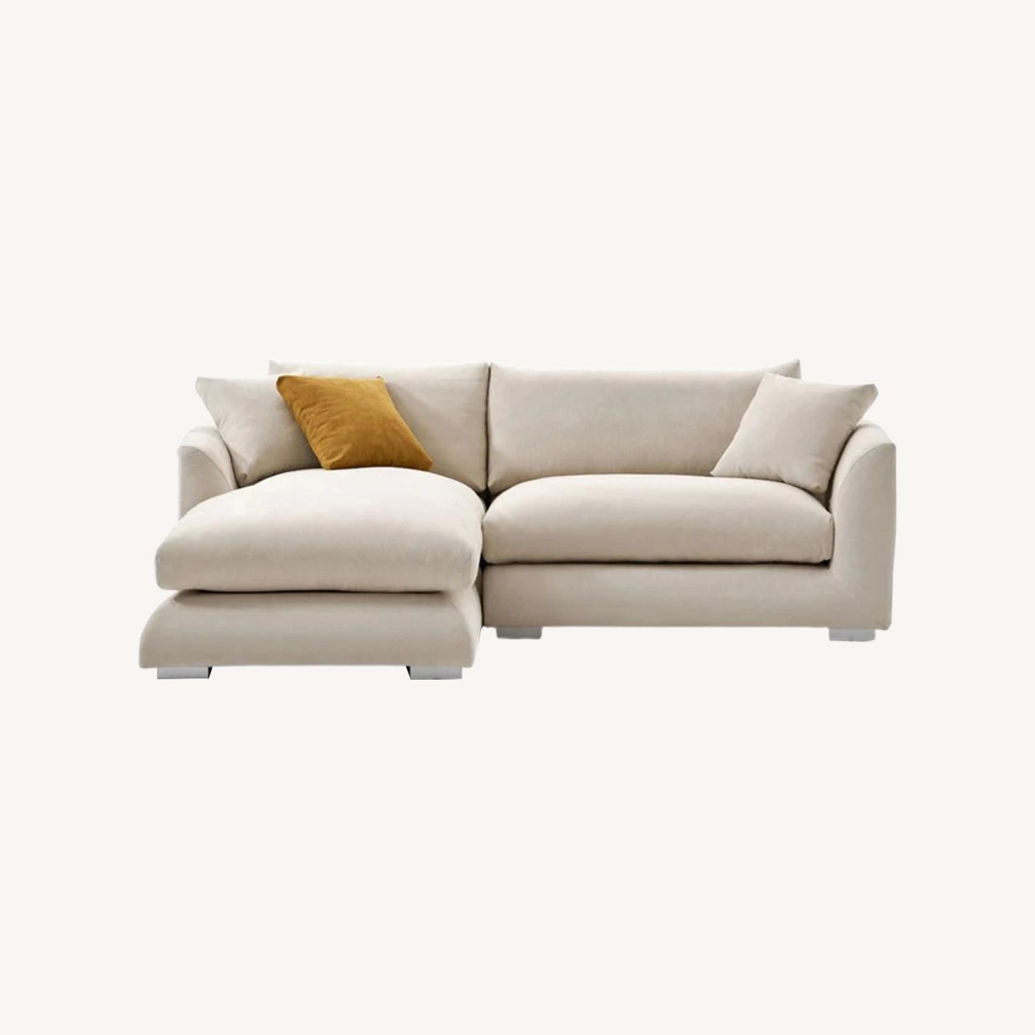 Valyou Furniture Natural Fabric 2 Piece Sectional - image-0