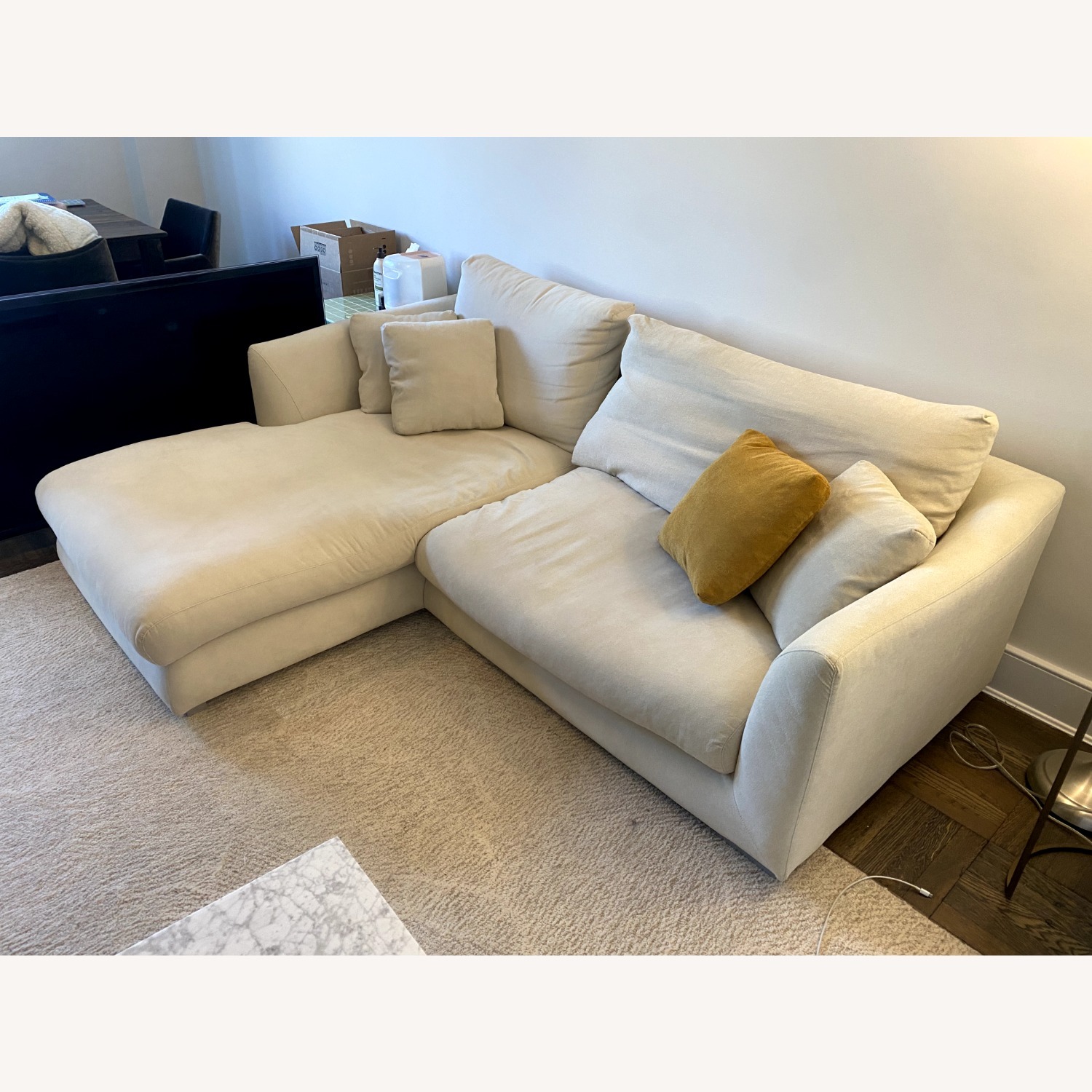 Valyou Furniture Natural Fabric 2 Piece Sectional - image-3