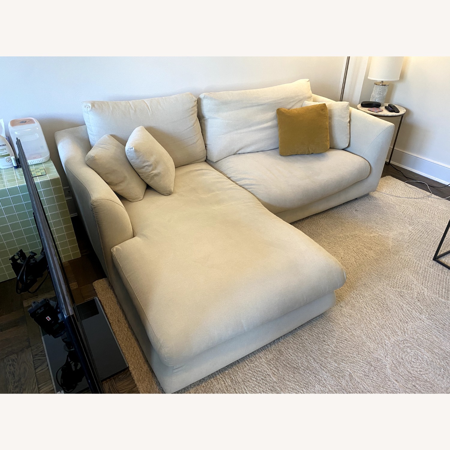 Valyou Furniture Natural Fabric 2 Piece Sectional - image-2