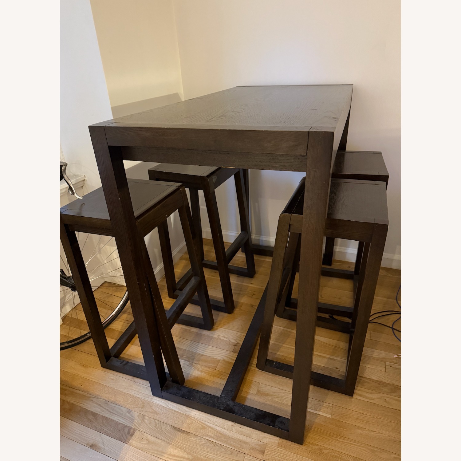 West Elm Alto Wood Dining Table Set - image-1
