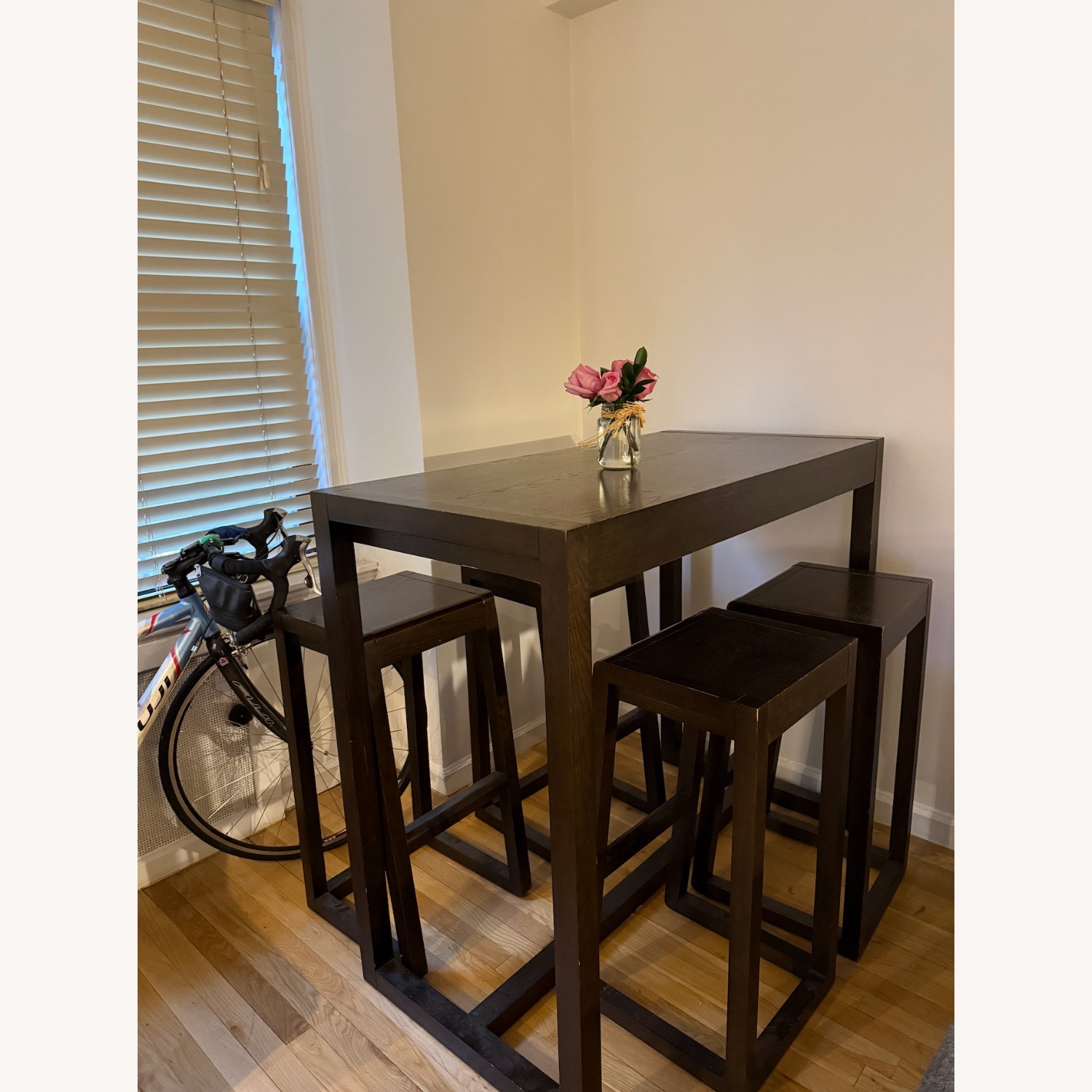 West Elm Alto Wood Dining Table Set - image-5