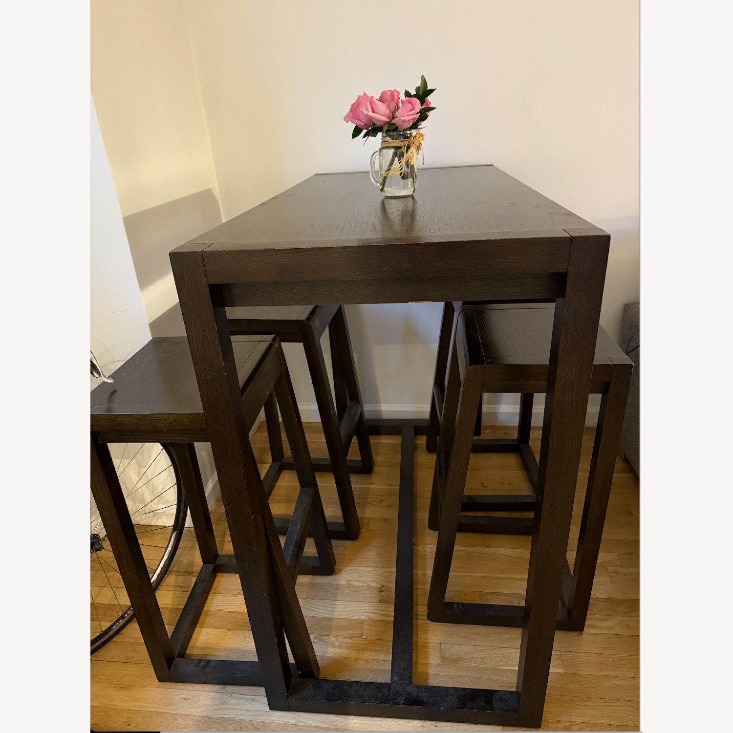 West Elm Alto Wood Dining Table Set - image-4