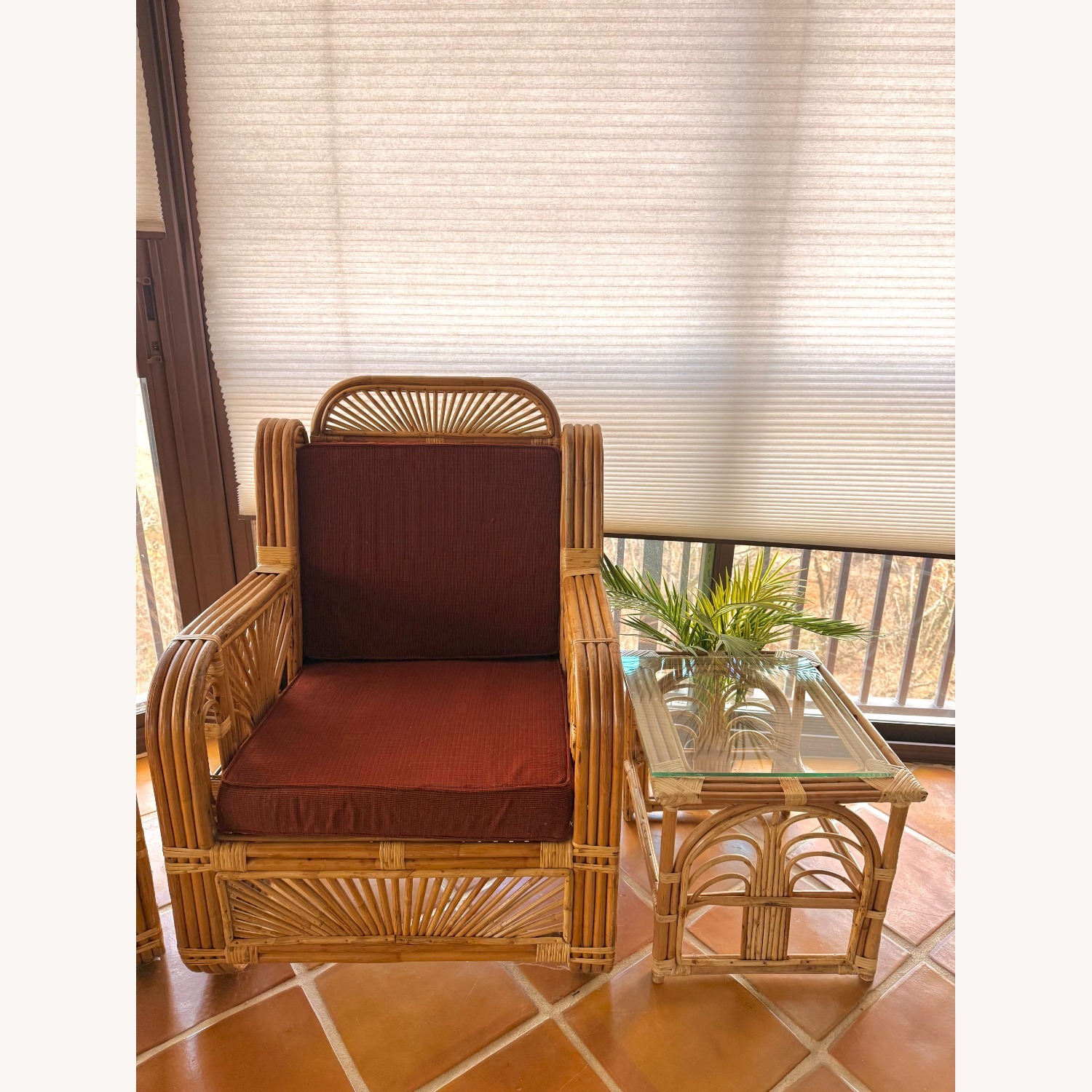 Unique & Handmade Rattan Bamboo Sofa Set - image-6