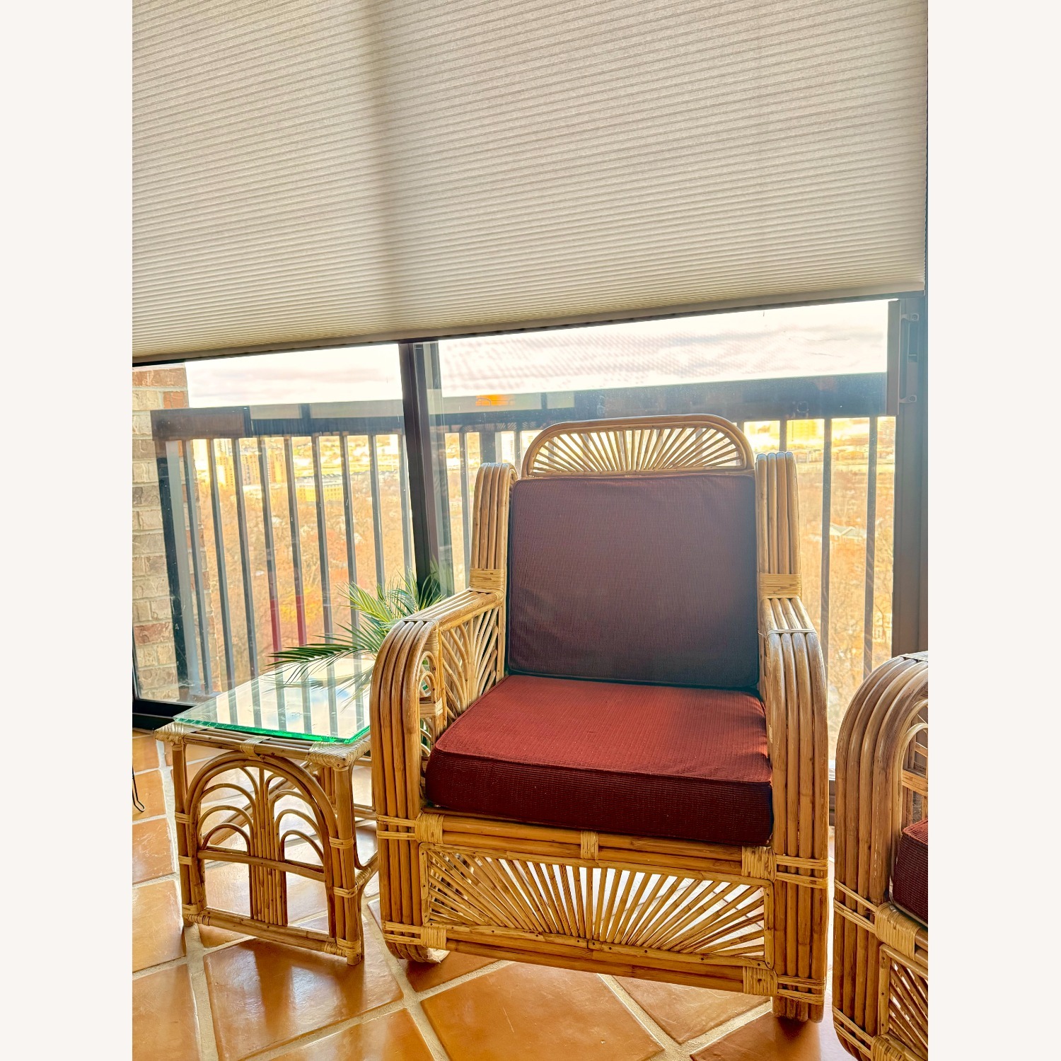 Unique & Handmade Rattan Bamboo Sofa Set - image-4