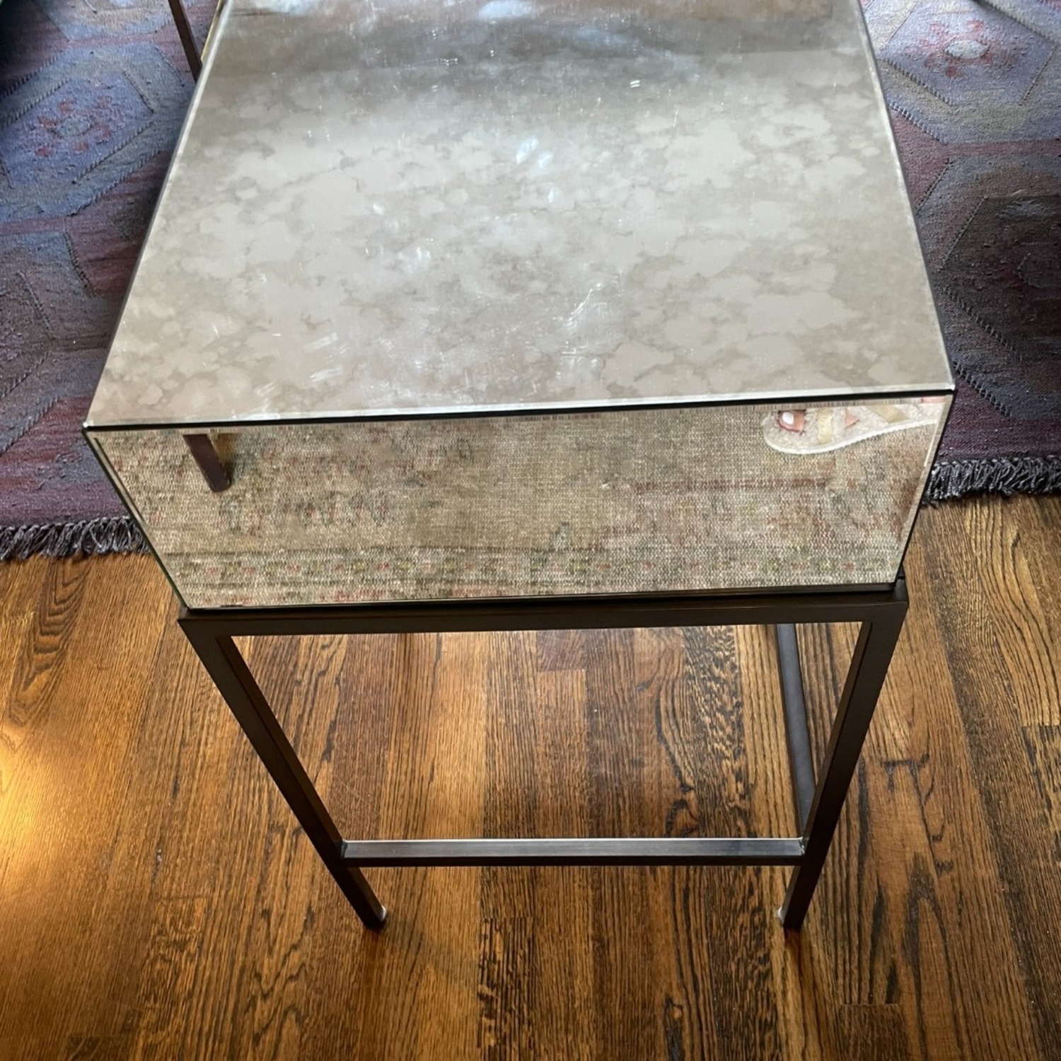 West Elm Foxed Mirrored Nightstands (2) - image-3