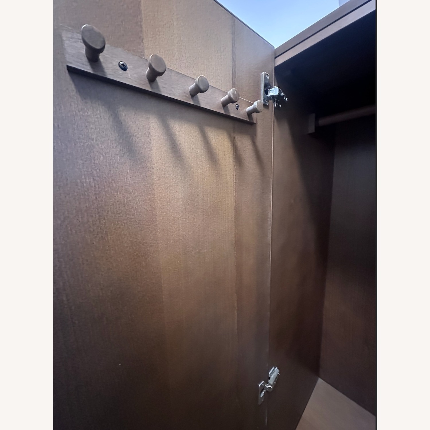 CB2 Reflection Dark Brown Wood Armoire - image-3