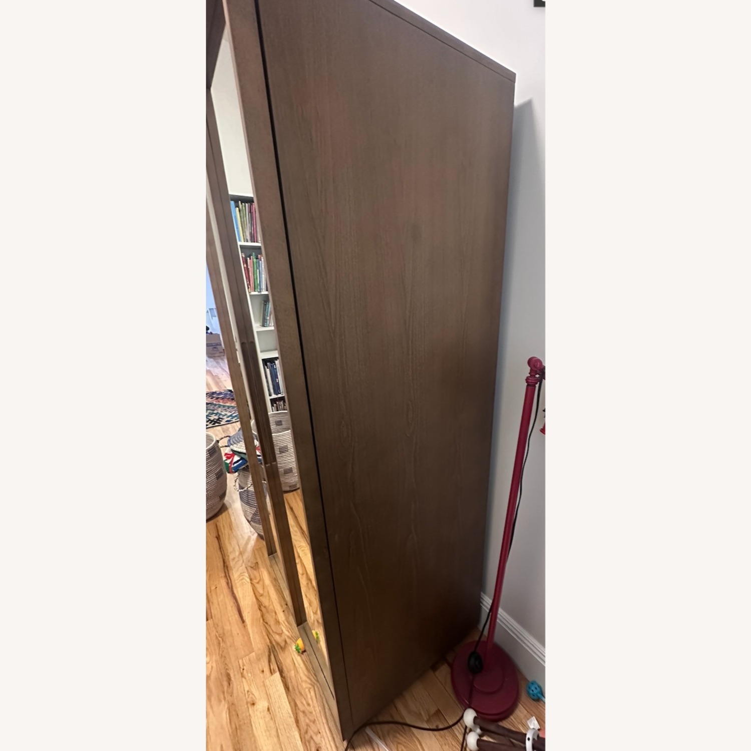 CB2 Reflection Dark Brown Wood Armoire - image-4