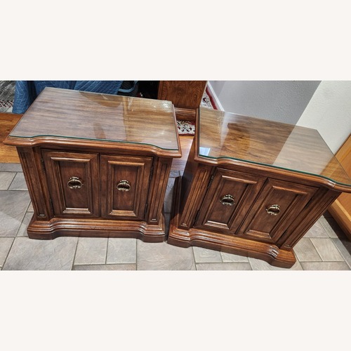 Used Drexel Grand Villa Vintage Pair of Nightstands for sale on AptDeco