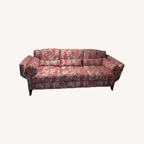 Used Printed Mid Century Couch for sale on AptDeco