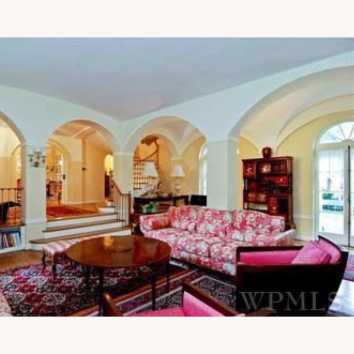 Printed Mid Century Couch - image-1