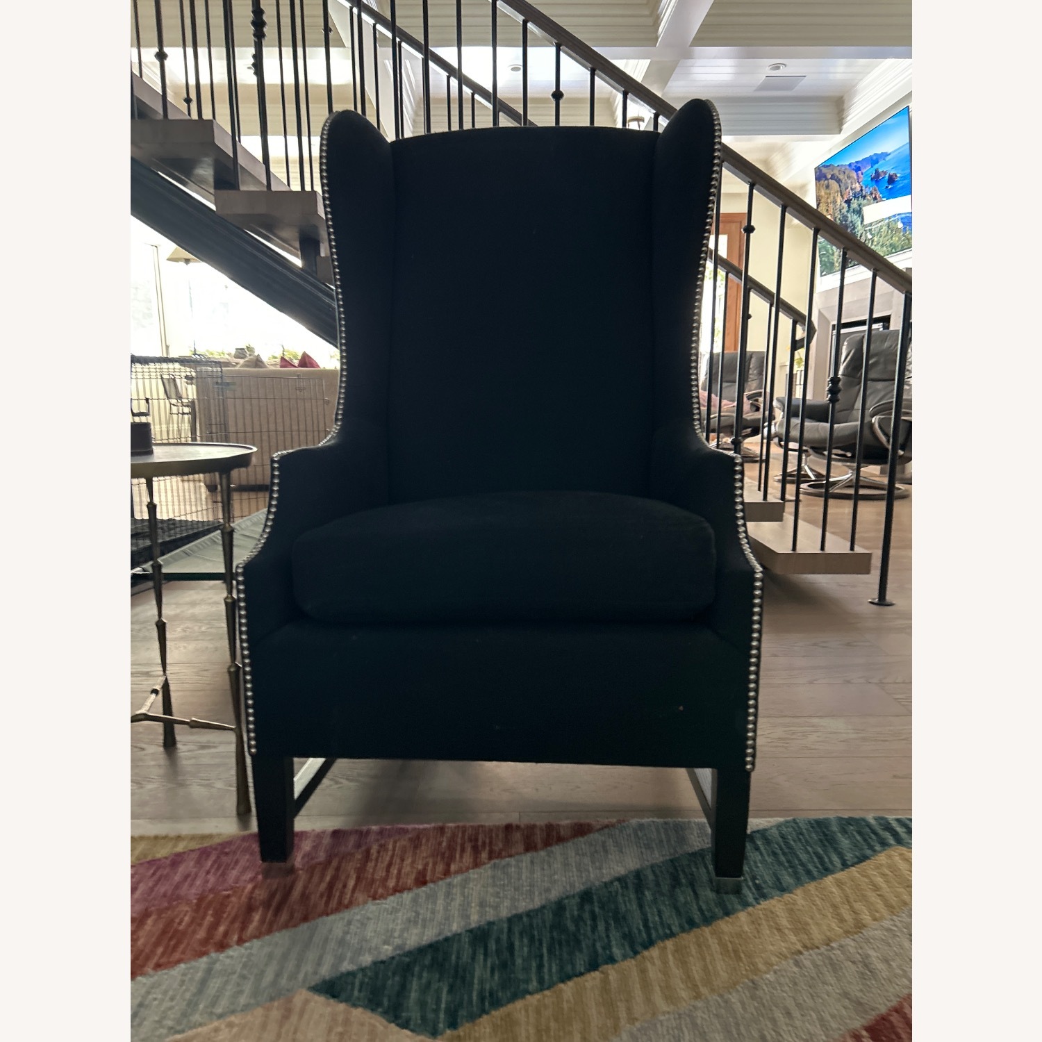 Verellen High Back Navy Chairs  - image-1