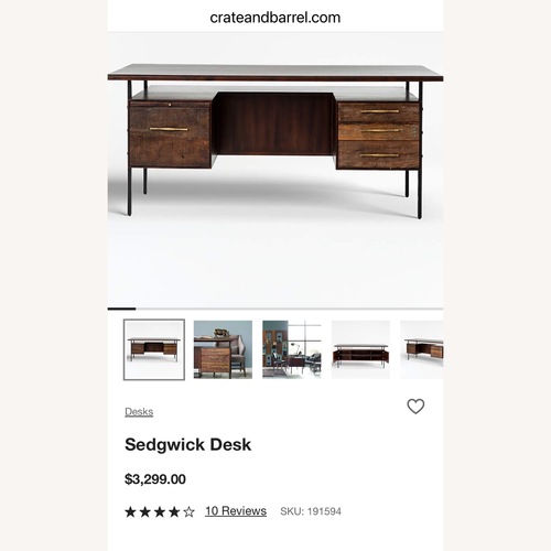 Used Crate & Barrel Sedgwick Desks for sale on AptDeco