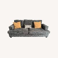 Light Brown Fabric 3+ Seater Sofa