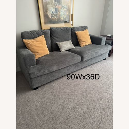 Used Light Brown Fabric 3+ Seater Sofa for sale on AptDeco