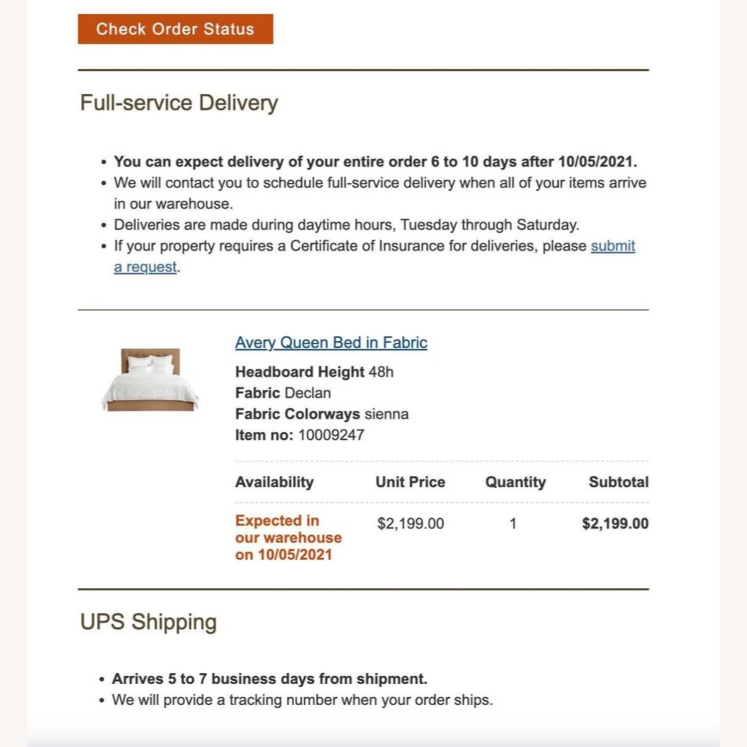 Room & Board Avery Queen Bed Frame - image-5