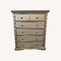 Light Gray Wood Dresser