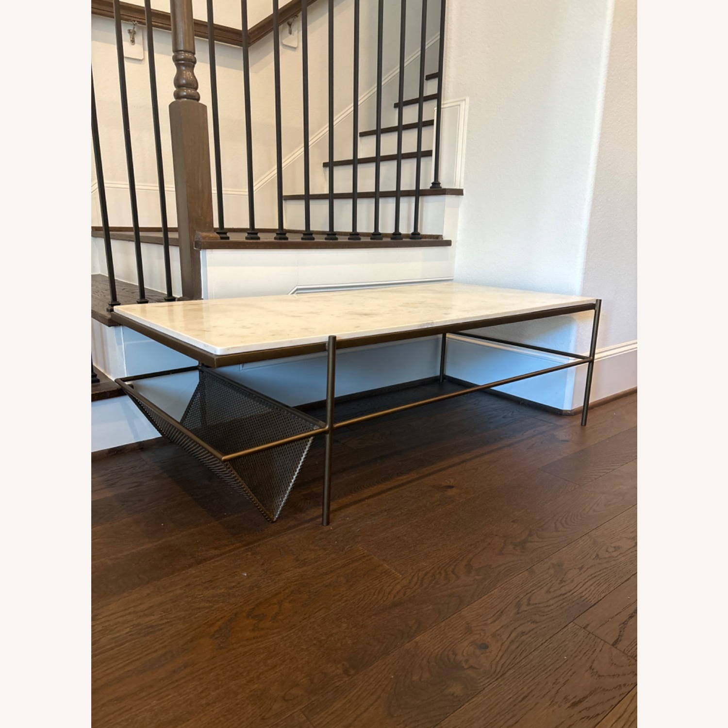 Pottery Barn Marble Coffee Table - image-3