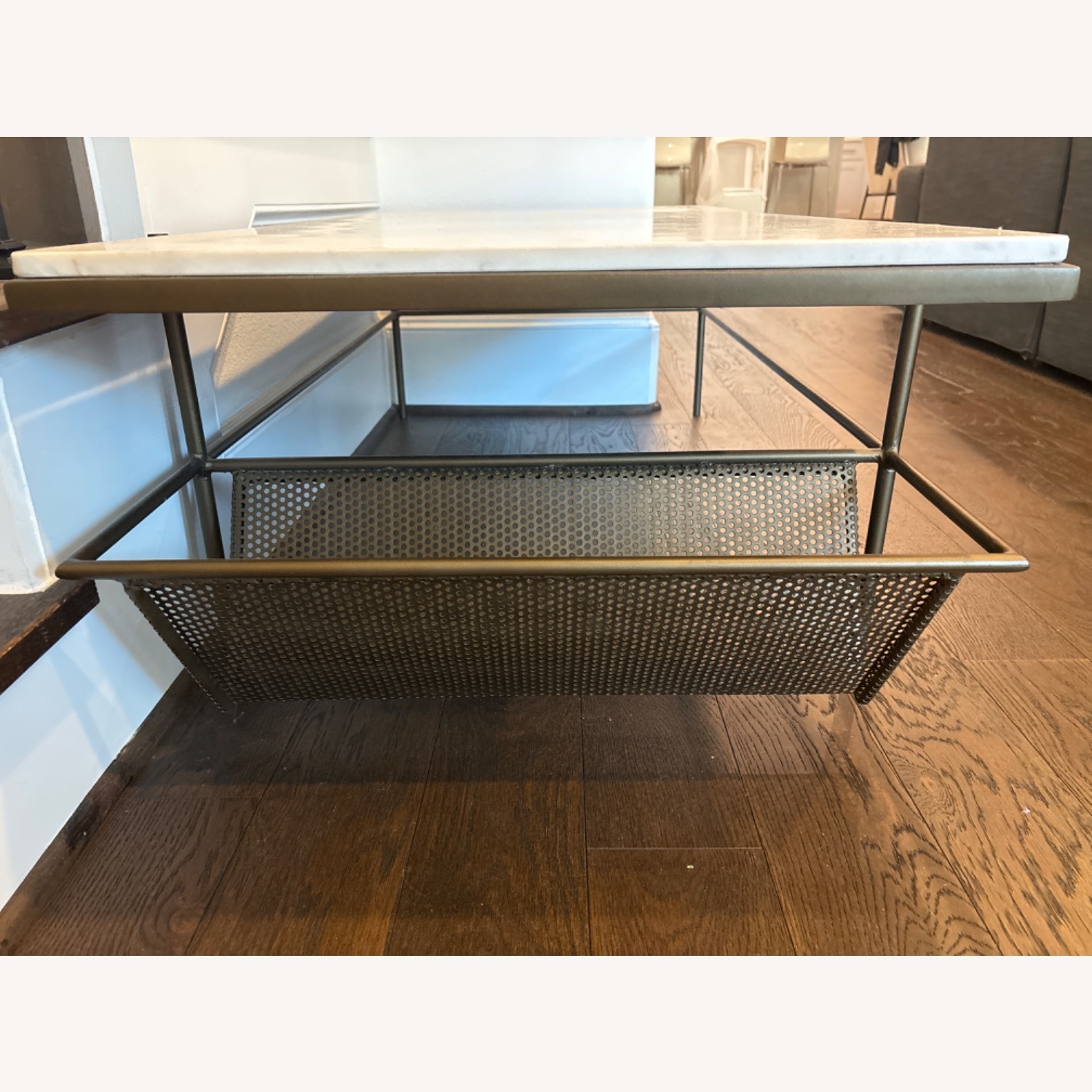 Pottery Barn Marble Coffee Table - image-5