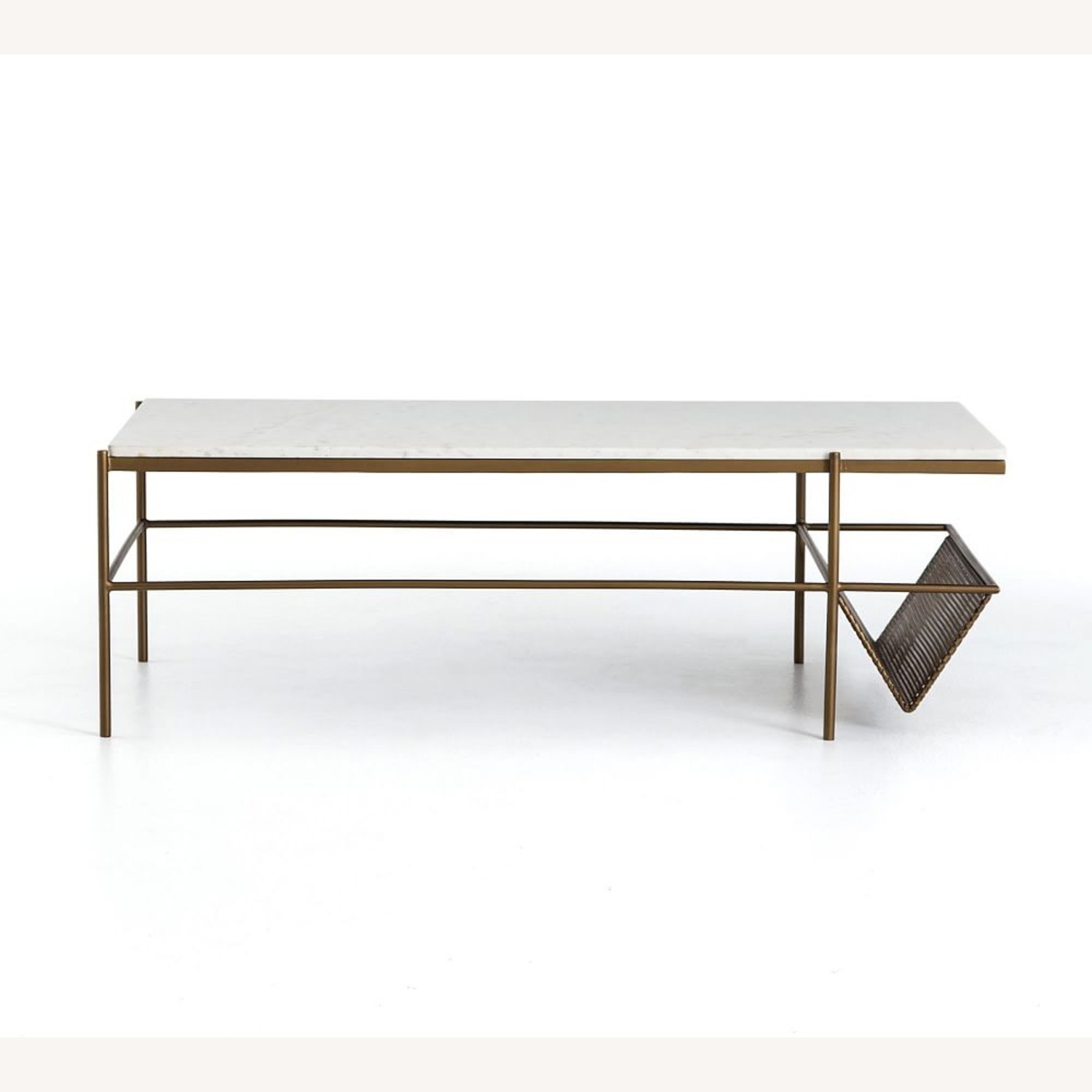 Pottery Barn Marble Coffee Table - image-8