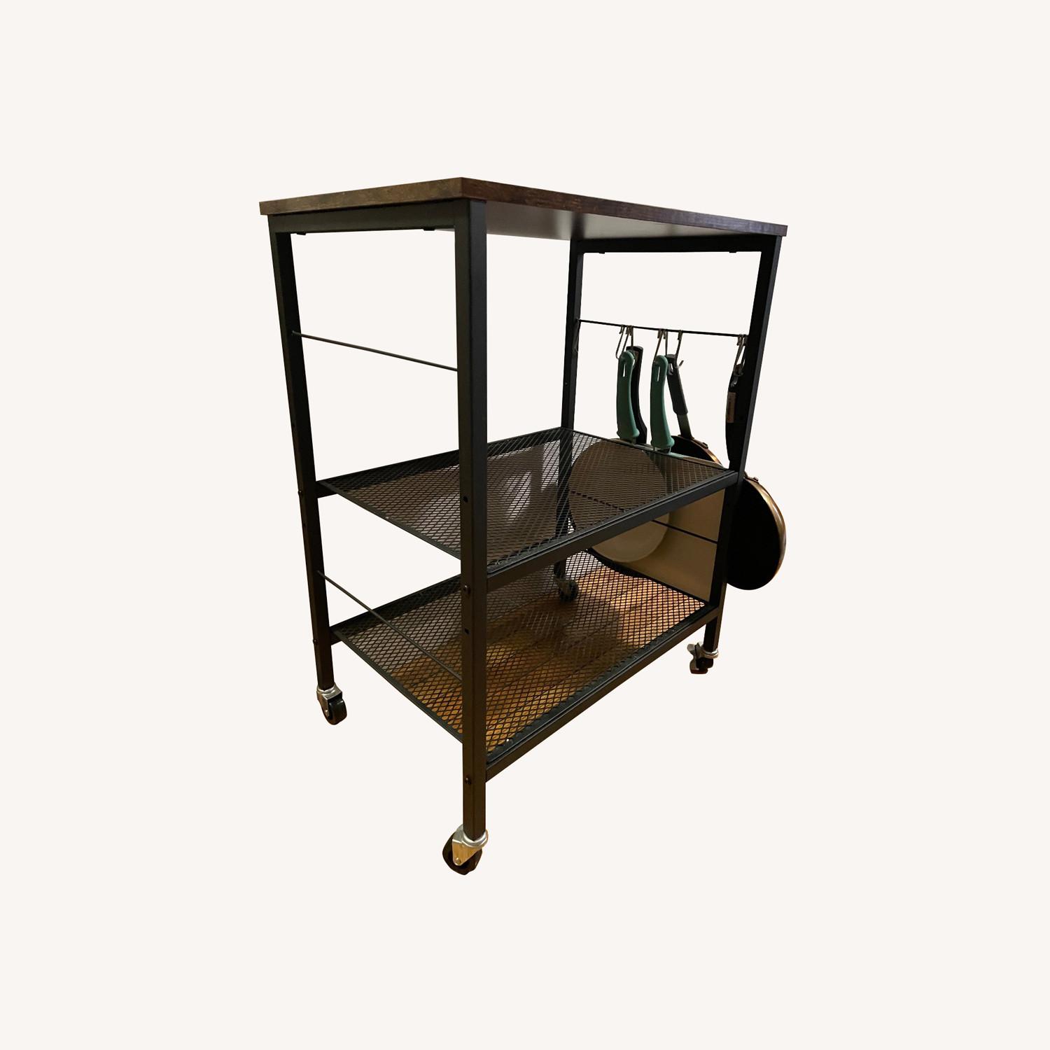 Microwave Kitchen Cart - image-0