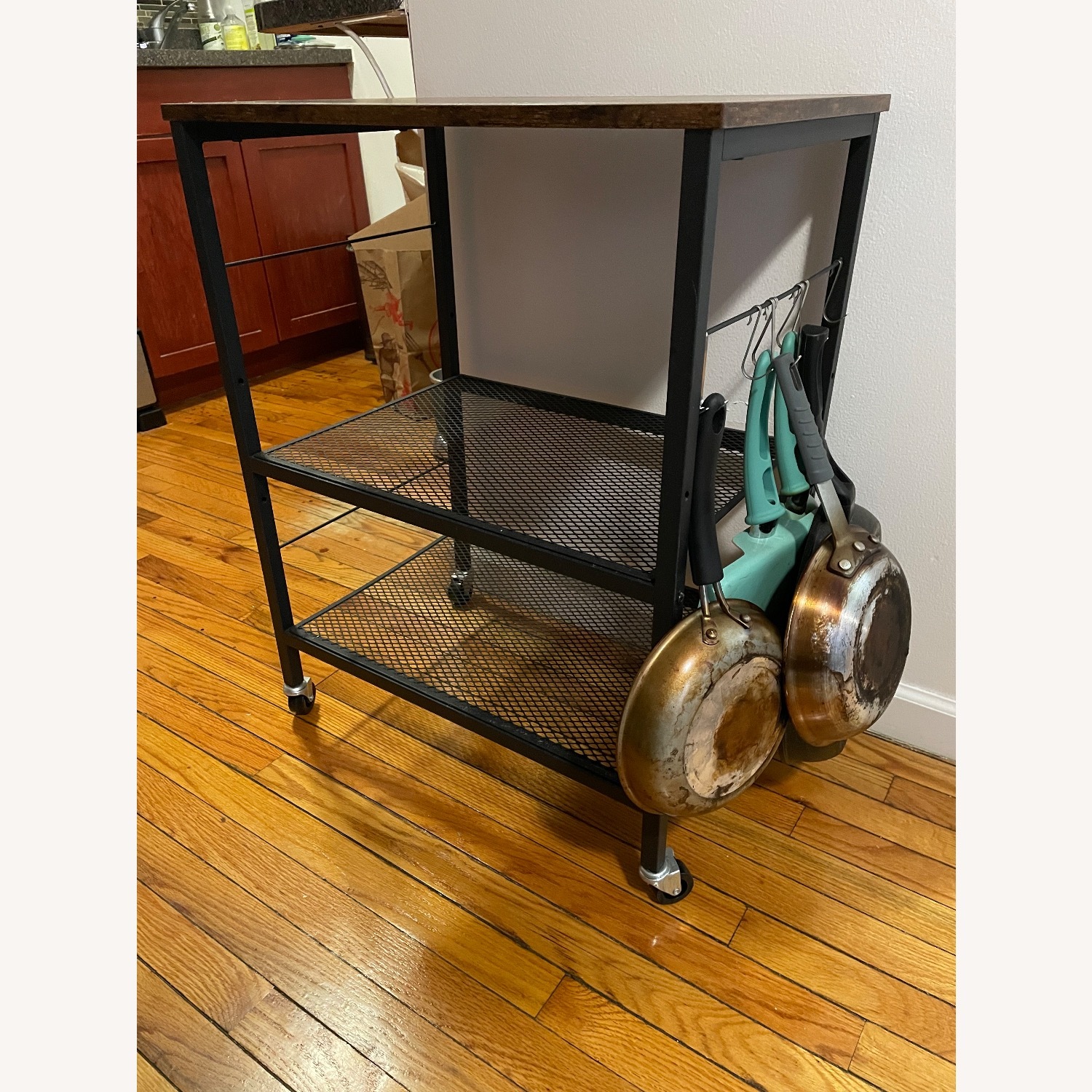 Microwave Kitchen Cart - image-2
