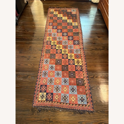Used Afghan Kilim Runner for sale on AptDeco