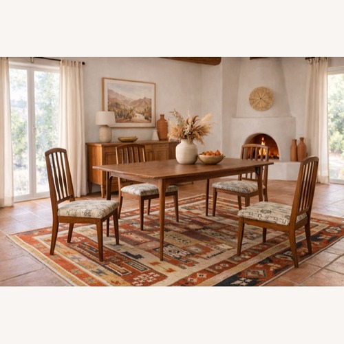 Used Broyhill Furniture Dark Brown Wood Dining Set for sale on AptDeco