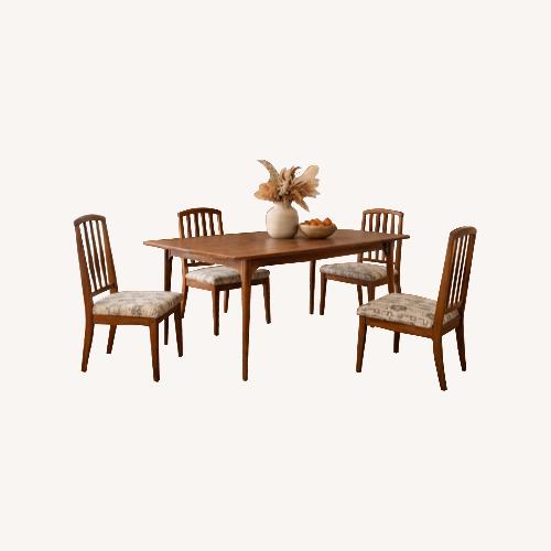 Used Broyhill Furniture Dark Brown Wood Dining Set for sale on AptDeco