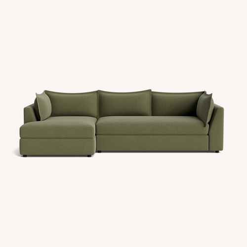 Used Joybird Royale Forest Wilder Sleeper Sectional  for sale on AptDeco