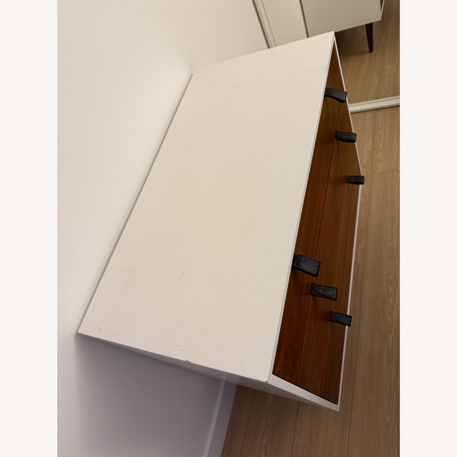 Article Envelo White / Walnut 3 Drawer Chest  - image-3