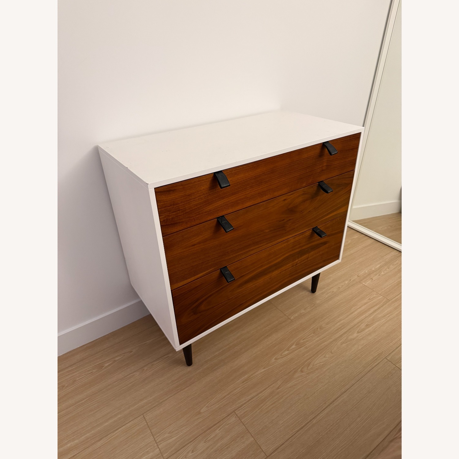 Article Envelo White / Walnut 3 Drawer Chest  - image-2
