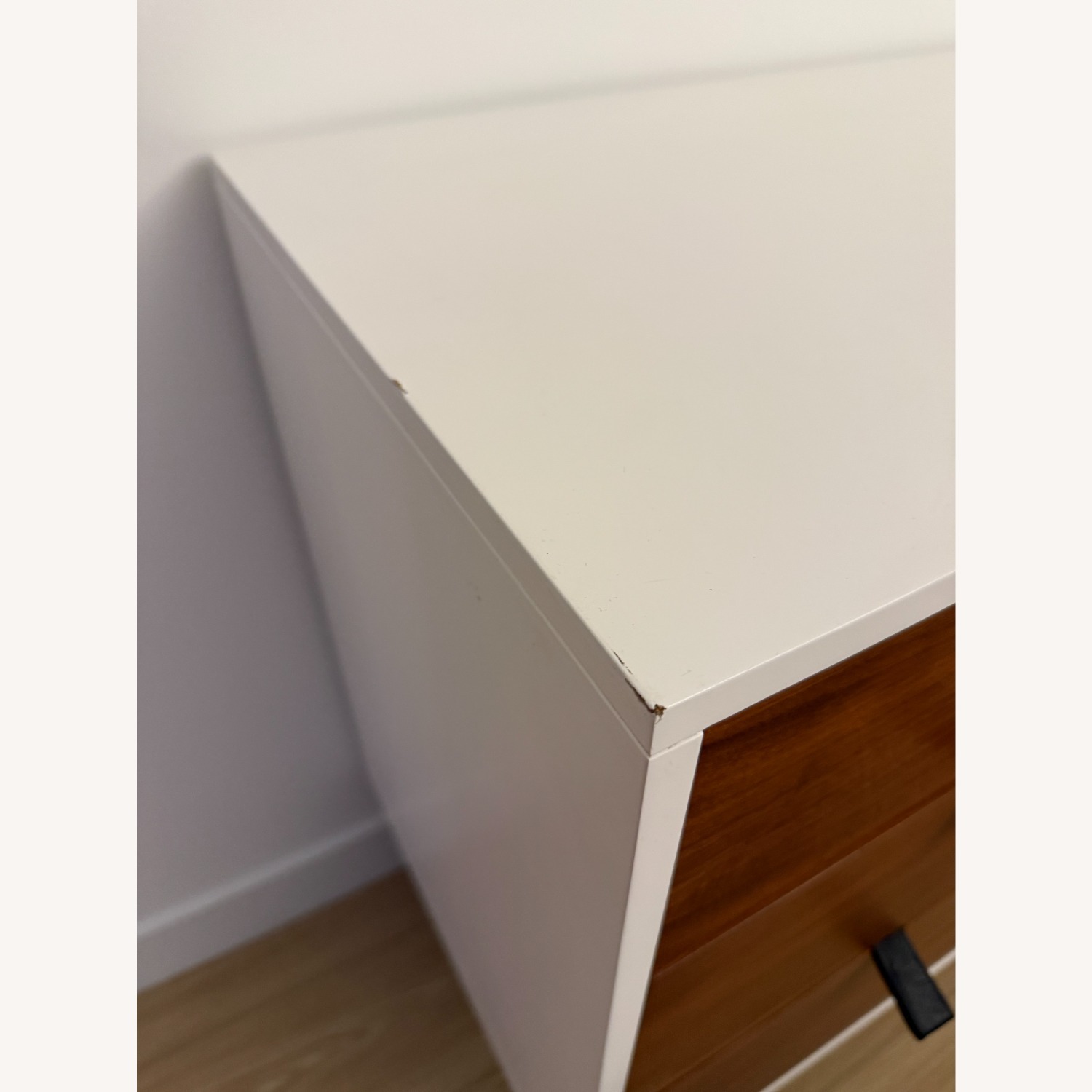 Article Envelo White / Walnut 3 Drawer Chest  - image-5